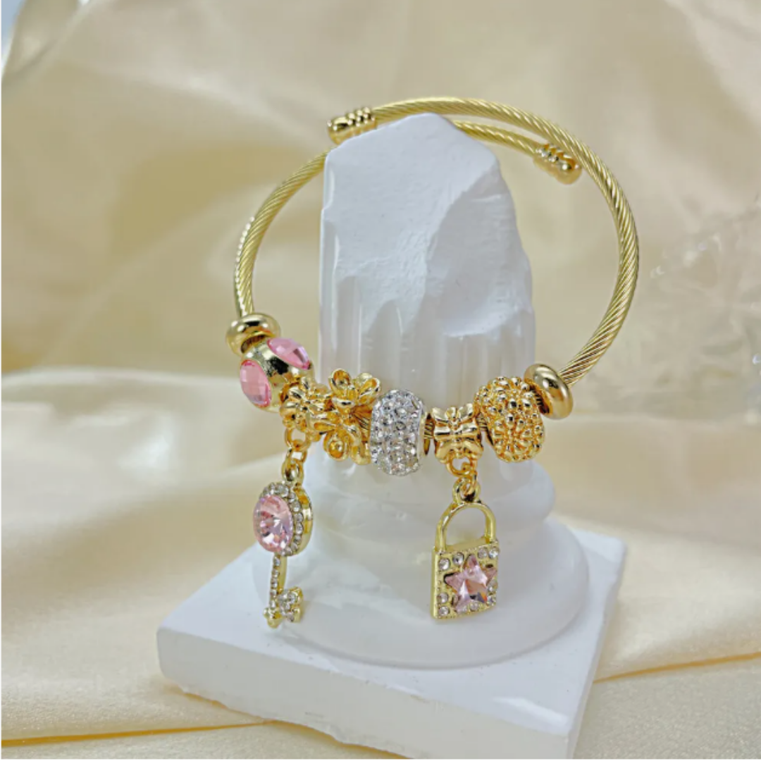 Pink Secret Charm Luxe Bracelet