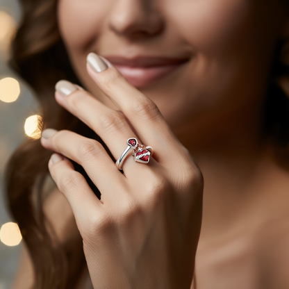 Faith Heart Ring
