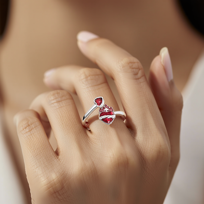 Faith Heart Ring