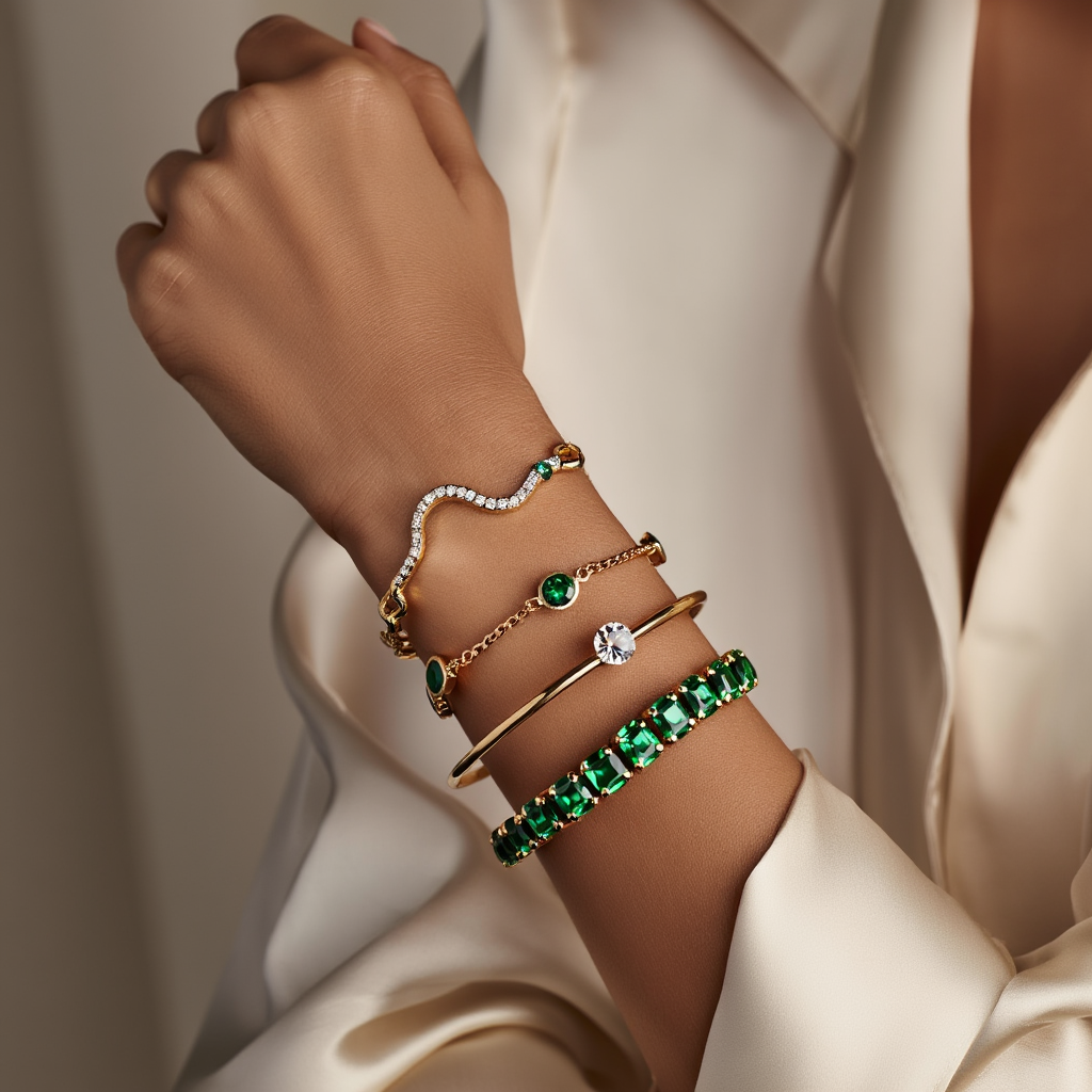 Emerald Harmony Bracelet