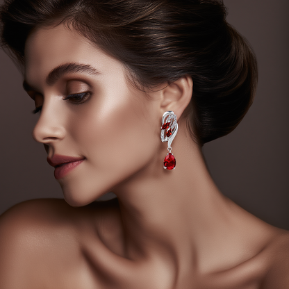 Sapphire Glow Earrings