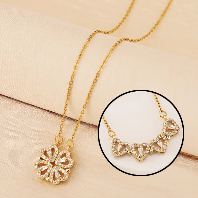 Heart Clover 2-in-1 Necklace