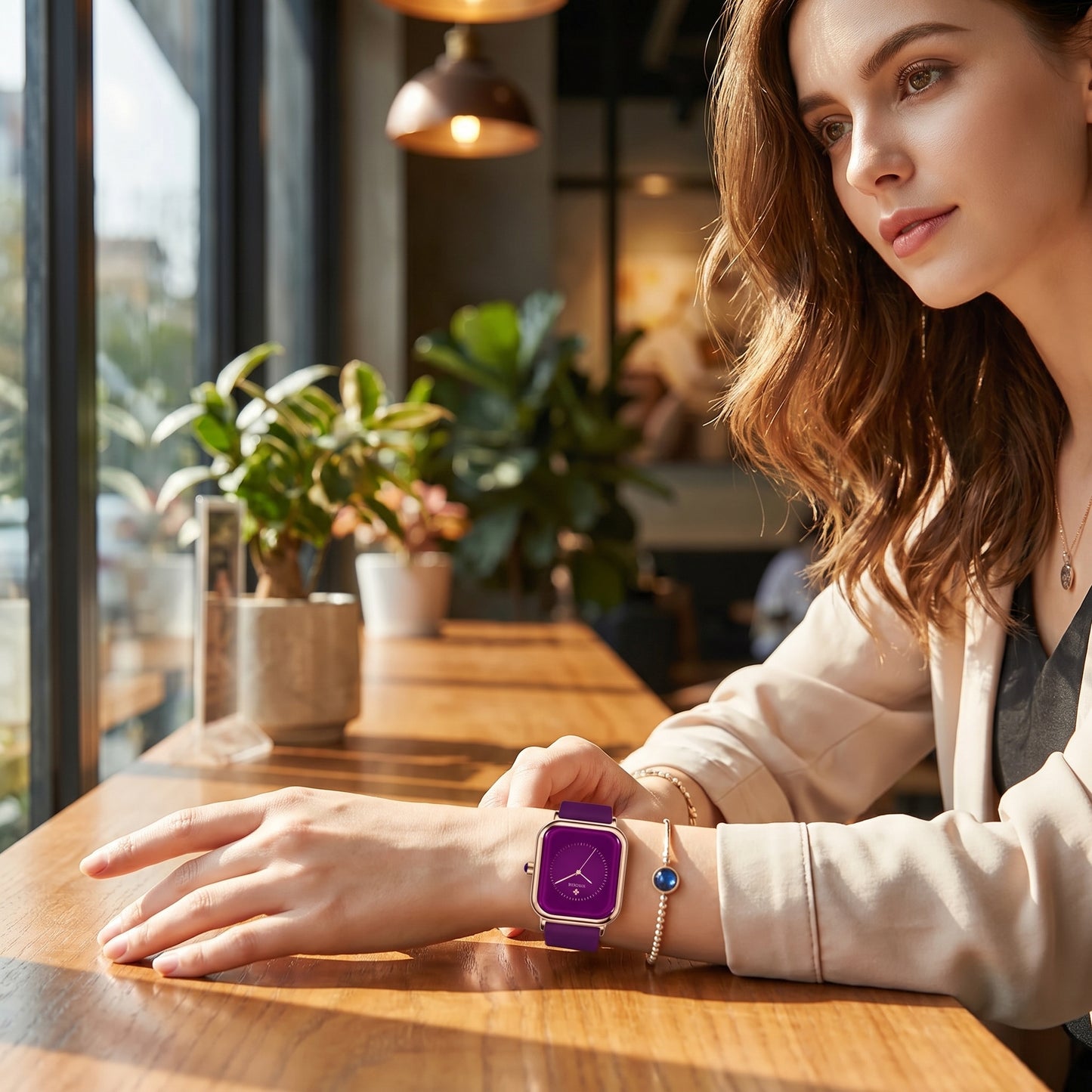 WWOOR Velora – Women's Square Quartz Watch
