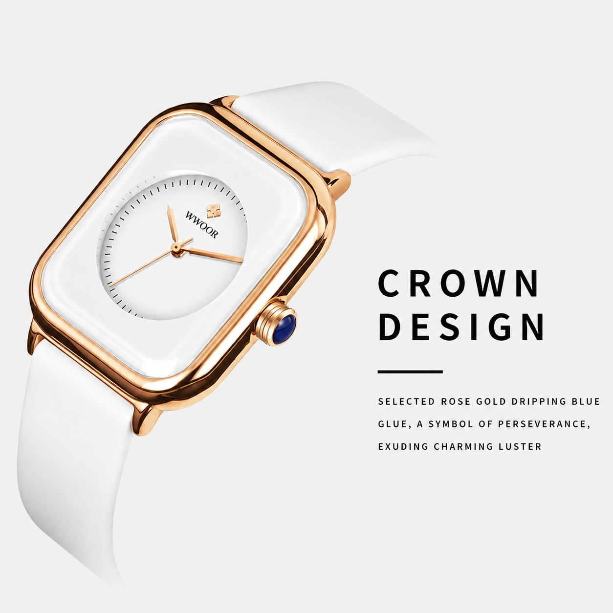 WWOOR Velora – Women's Square Quartz Watch