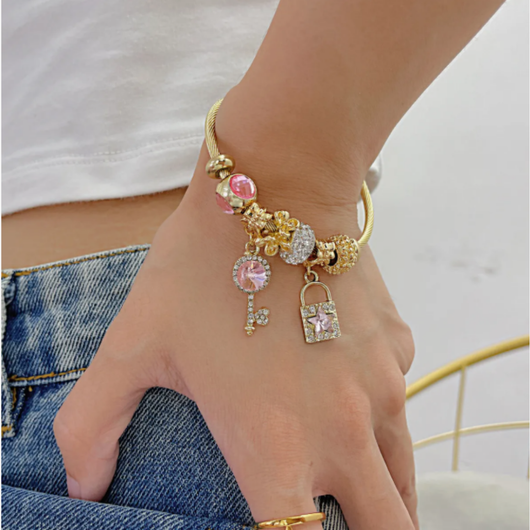 Pink Secret Charm Luxe Bracelet