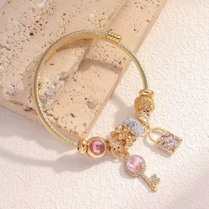 Pink Secret Charm Luxe Bracelet
