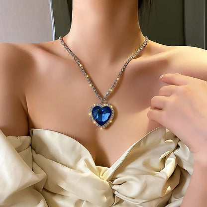 Ocean Heart Necklace