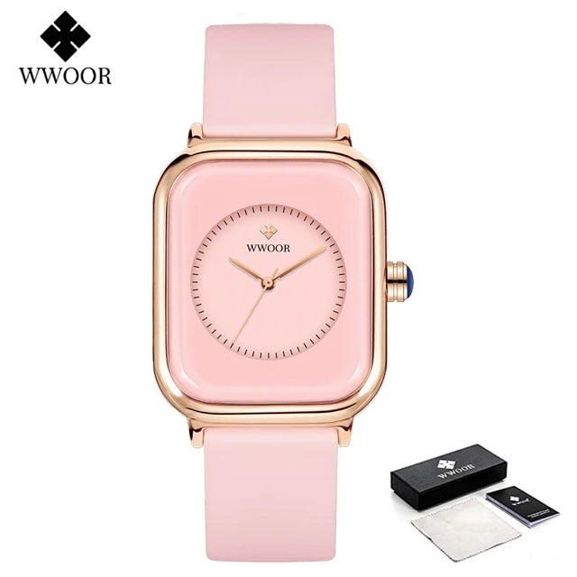 WWOOR Velora – Women's Square Quartz Watch