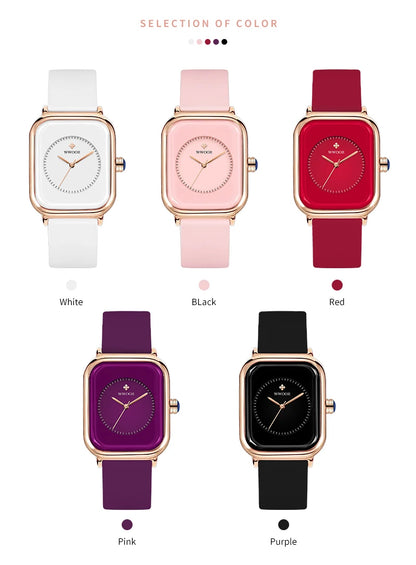 WWOOR Velora – Women's Square Quartz Watch