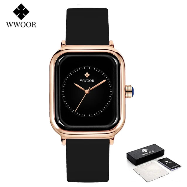 WWOOR Velora – Women's Square Quartz Watch