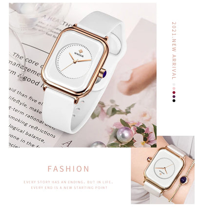 WWOOR Velora – Women's Square Quartz Watch