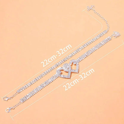 Two Heart Anklet