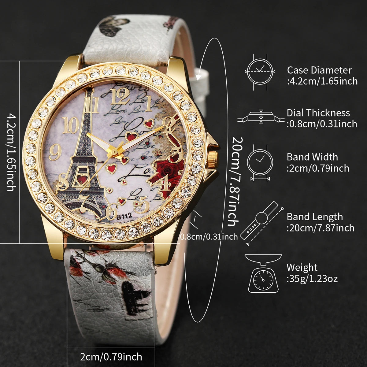 Eiffel Watch Bracelet