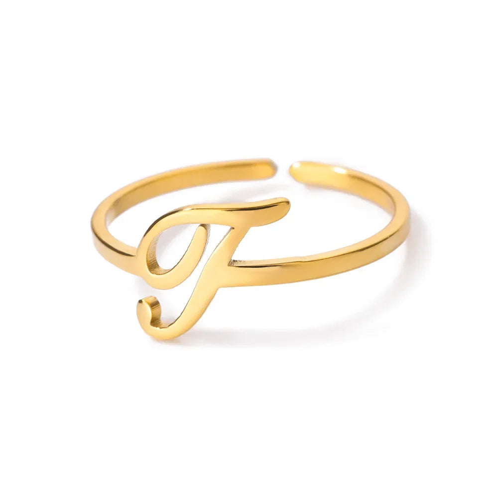 Signature Letter Ring