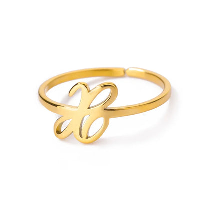 Signature Letter Ring
