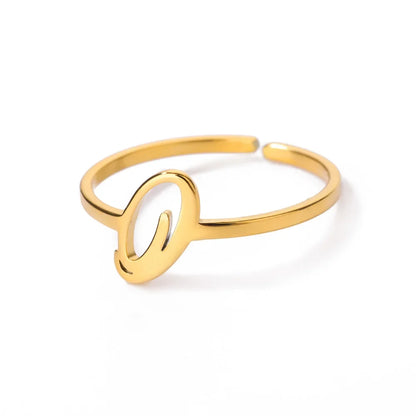 Signature Letter Ring