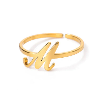 Signature Letter Ring