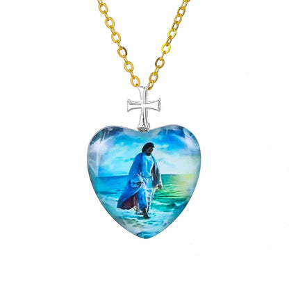 Jesus Crystal Heart