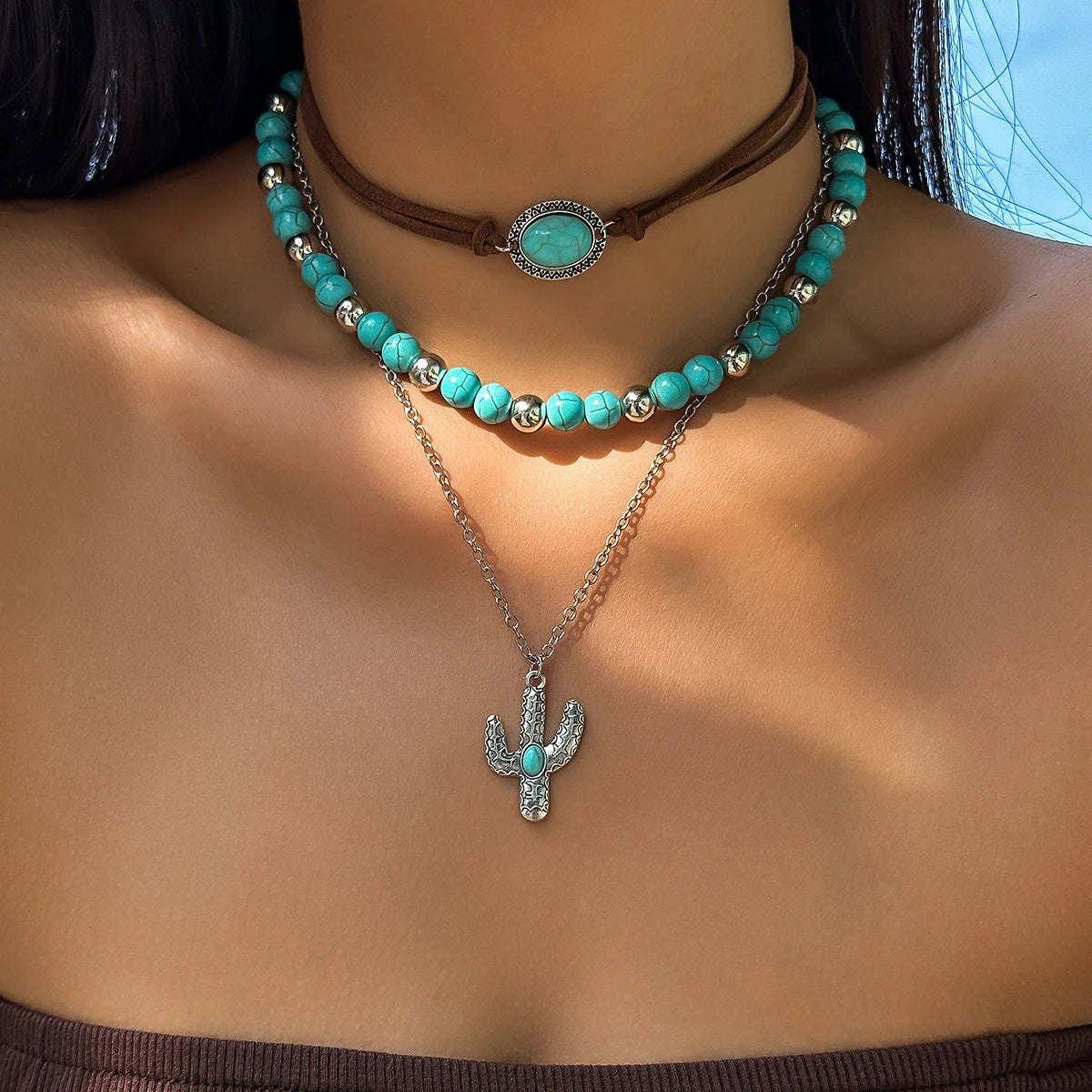 Boho Cactus Choker