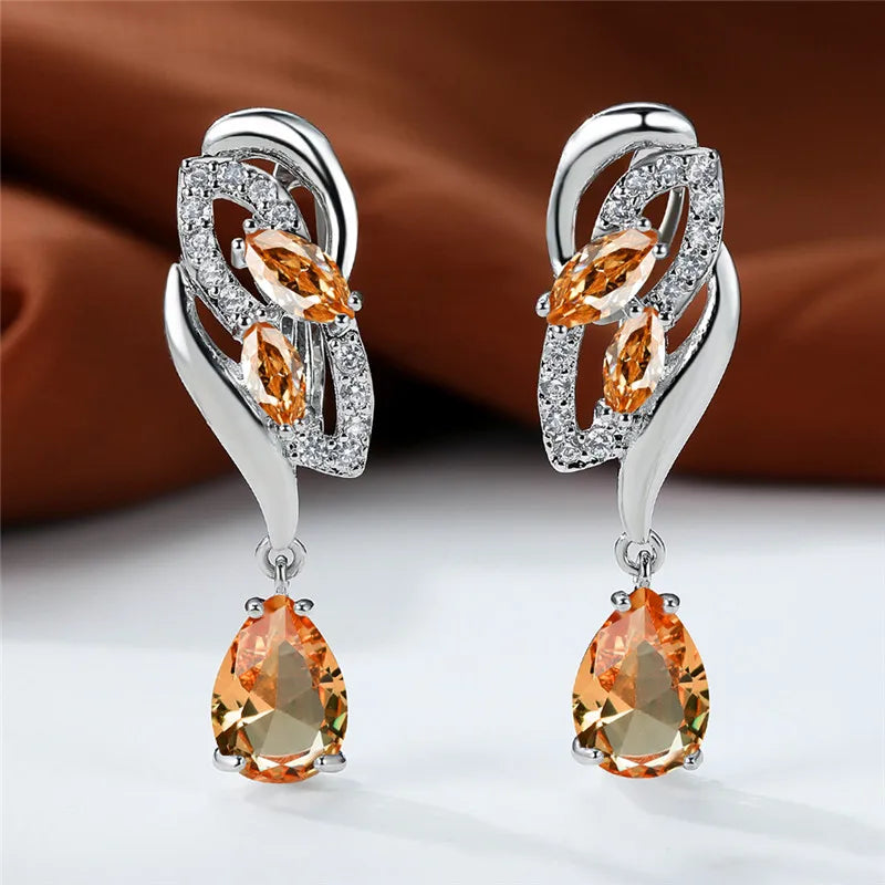 Sapphire Glow Earrings