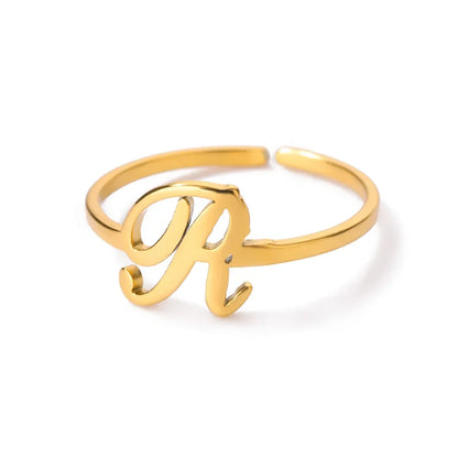 Signature Letter Ring