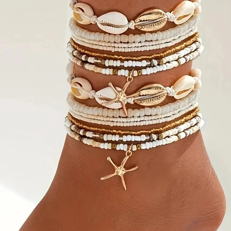 Ocean Shell Anklet