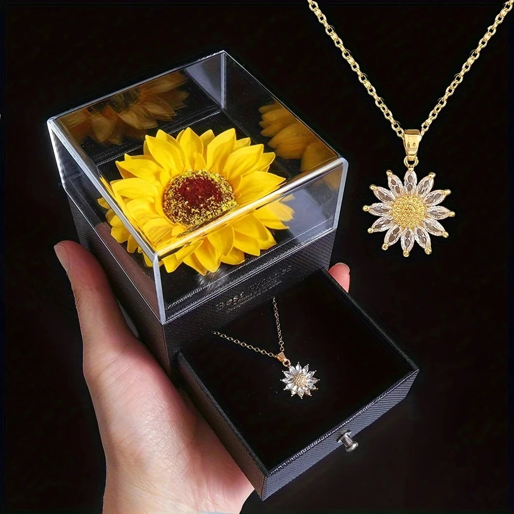 Sunflower Gift Necklace