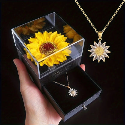 Sunflower Gift Necklace