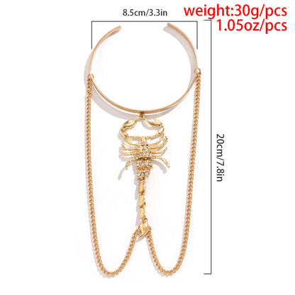 Golden Scorpion Cuff