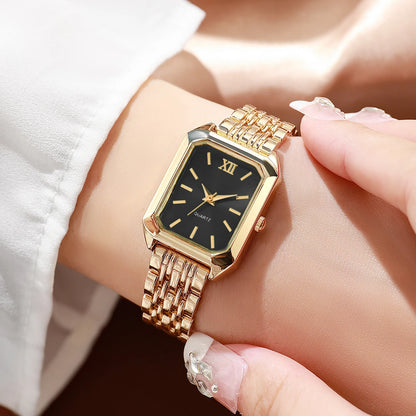 Luxe Roman Dial Watch & Bracelet Gift Set