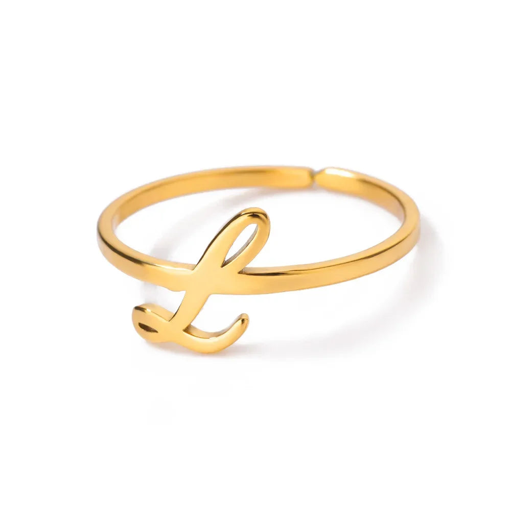 Signature Letter Ring