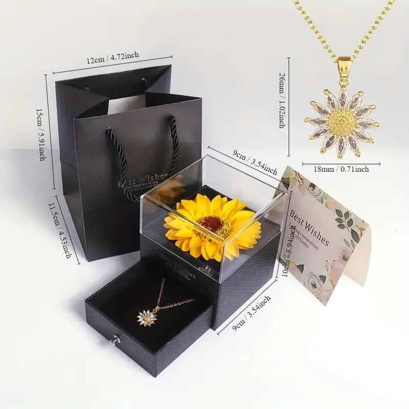 Sunflower Gift Necklace