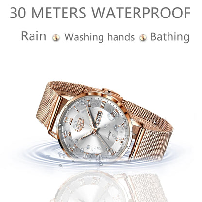 LuxeTime Rose Gold Watch