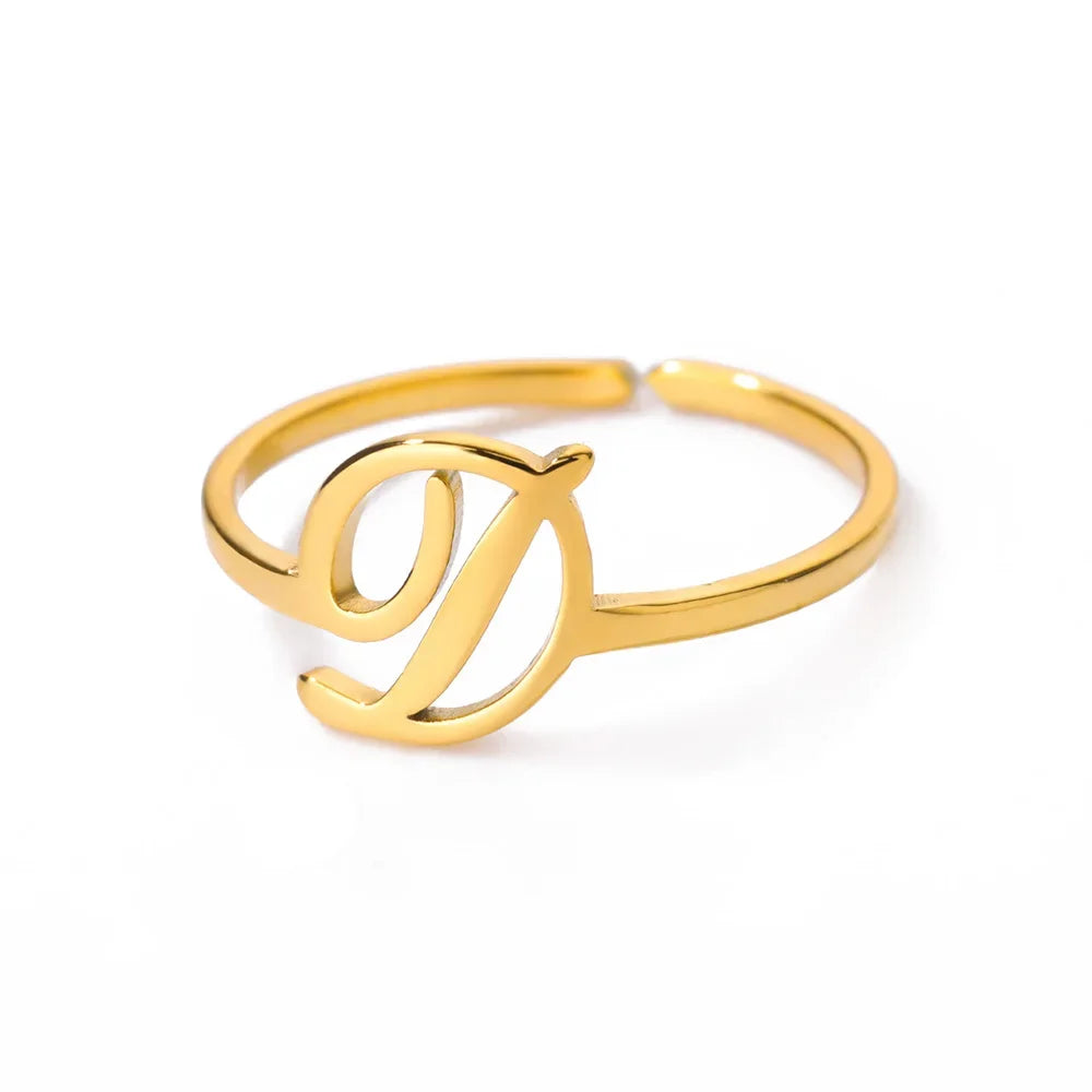 Signature Letter Ring