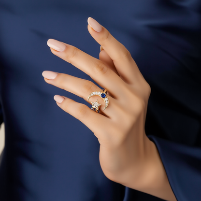 Moonlight Star Ring