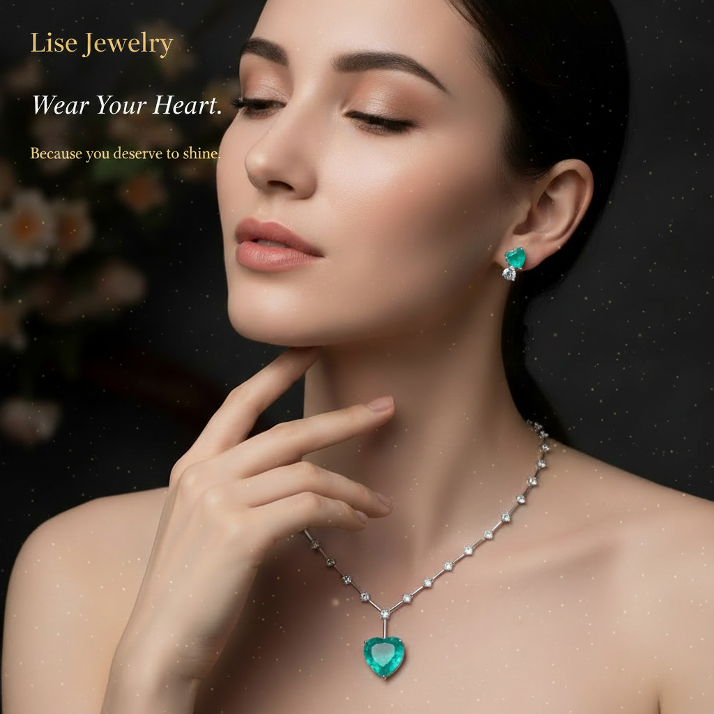 Criativo Lise Jewelry - texto livre do pingente
