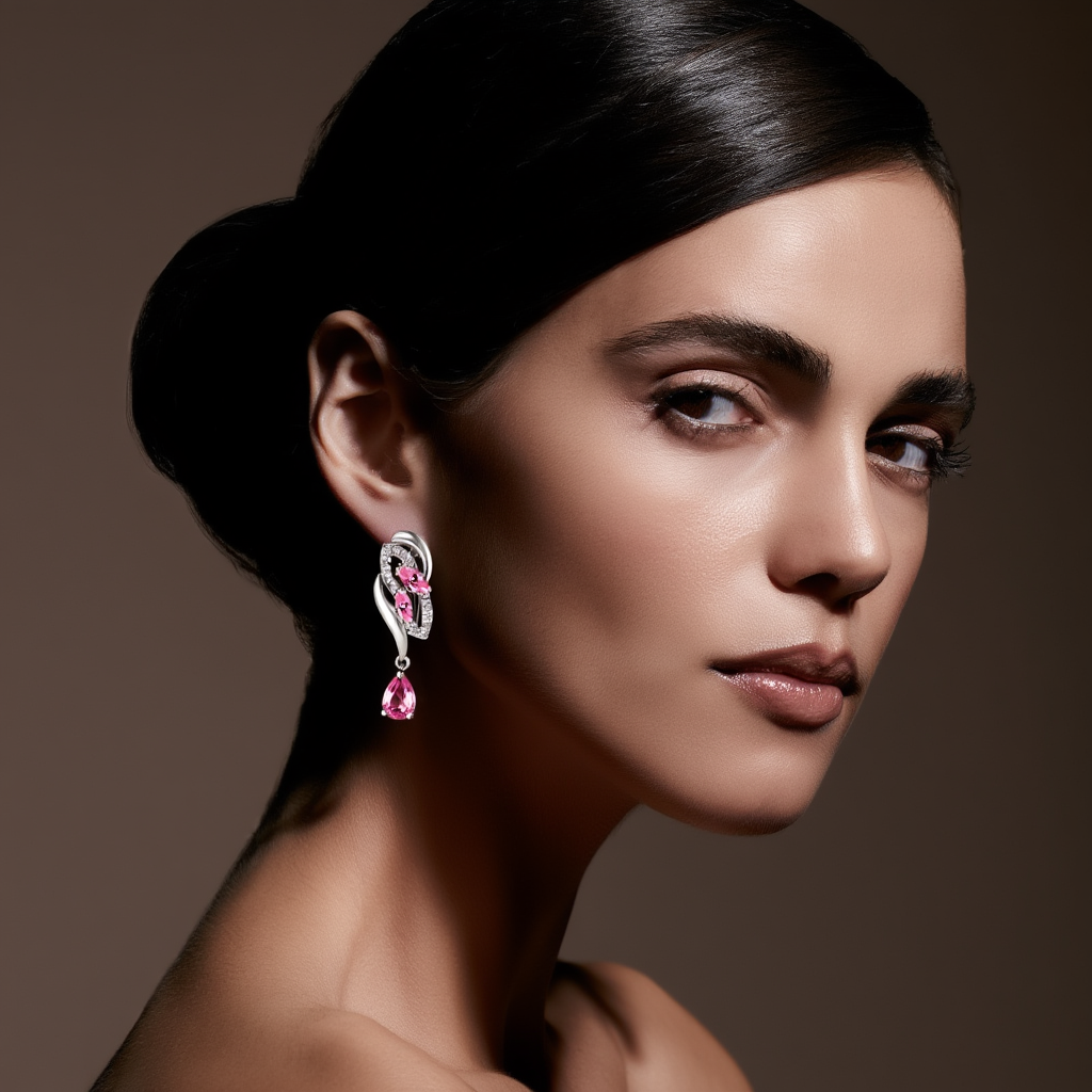 Sapphire Glow Earrings