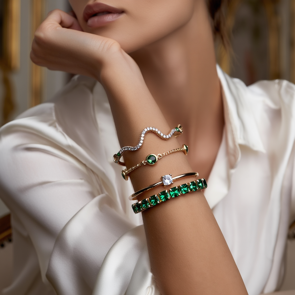 Emerald Harmony Bracelet