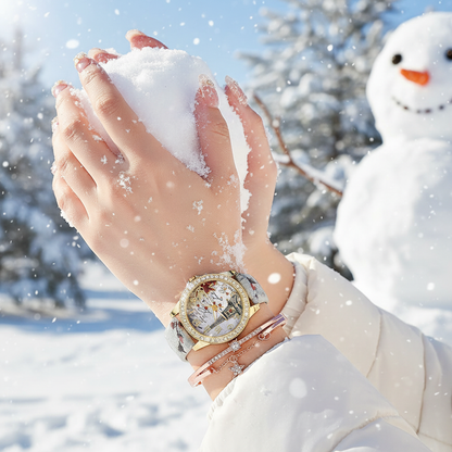 Fazendo boneco de neve