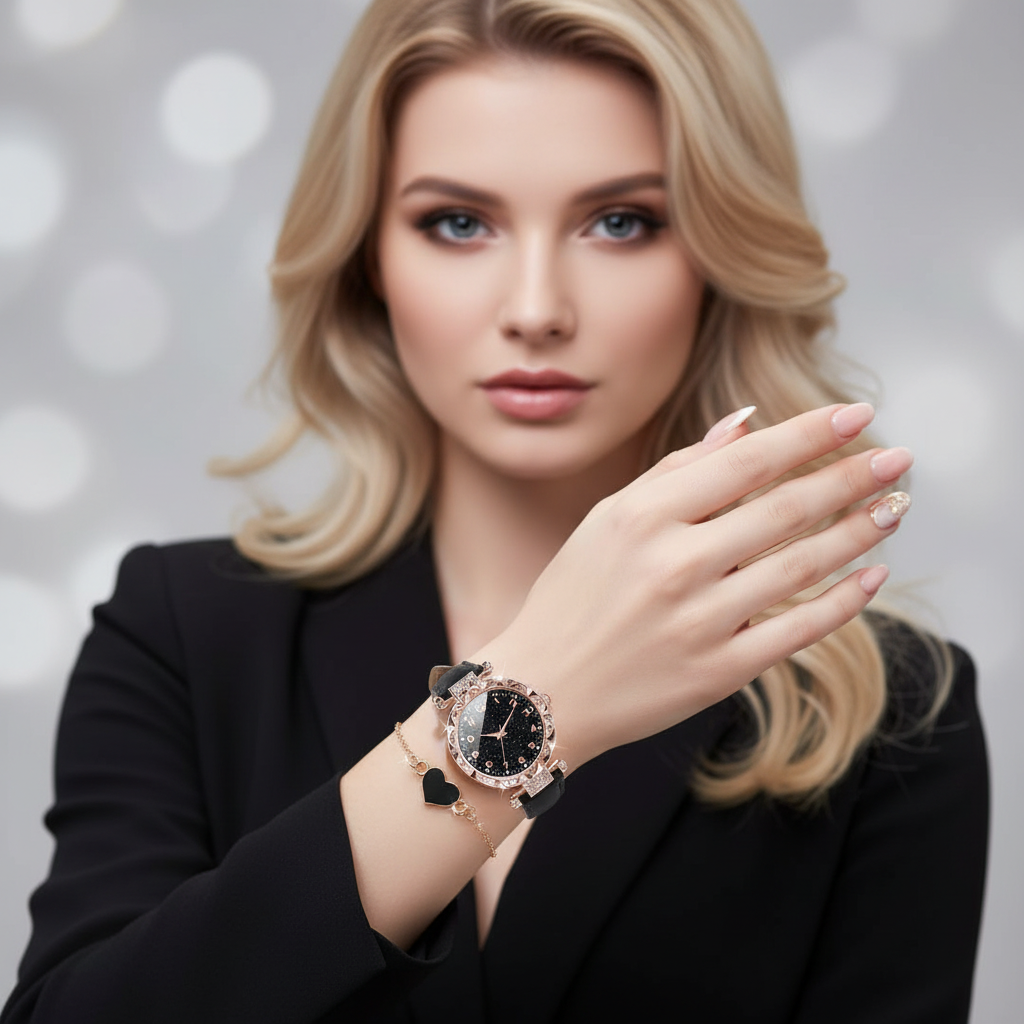 Model 3 - Black Outfit Chic