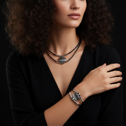 Model 3 - Curly, Dark Luxury