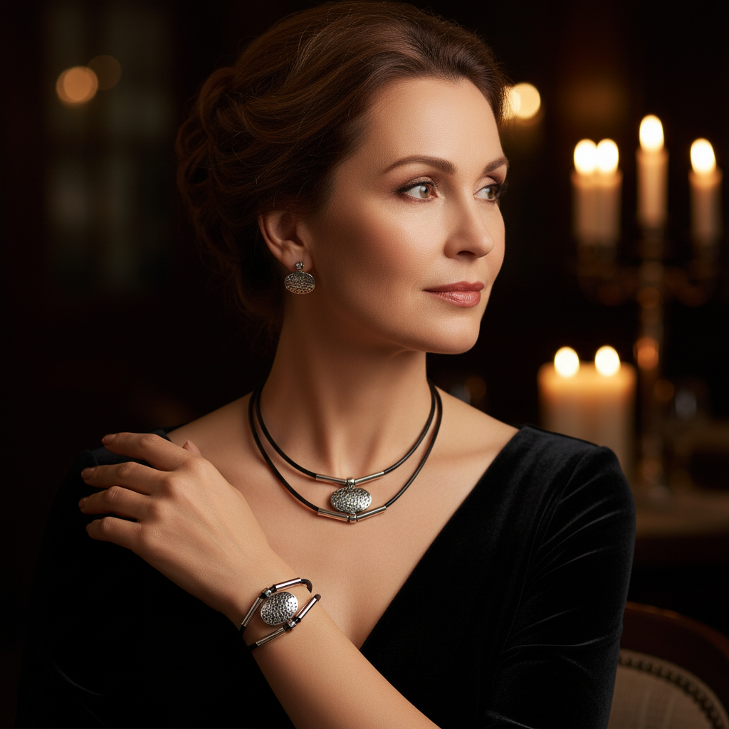 Model 5 - Elegant Evening Look