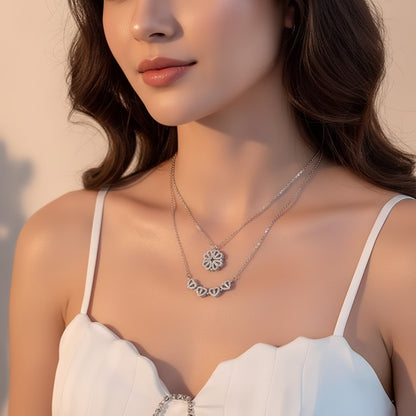 Heart Clover 2-in-1 Necklace
