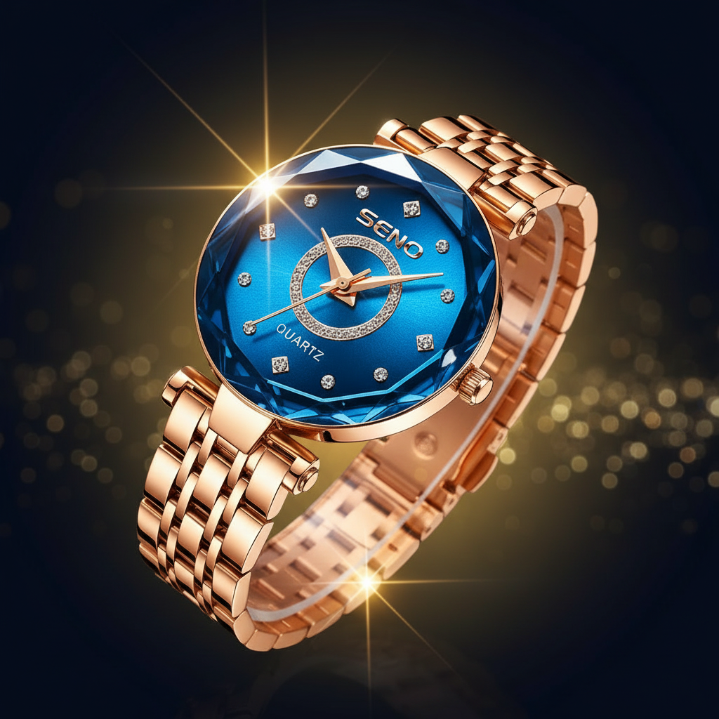Ocean Star Crystal Watch - Meta Ads 1080x1080