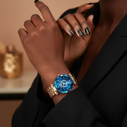 Ocean Star Watch - Sophisticated Contrast