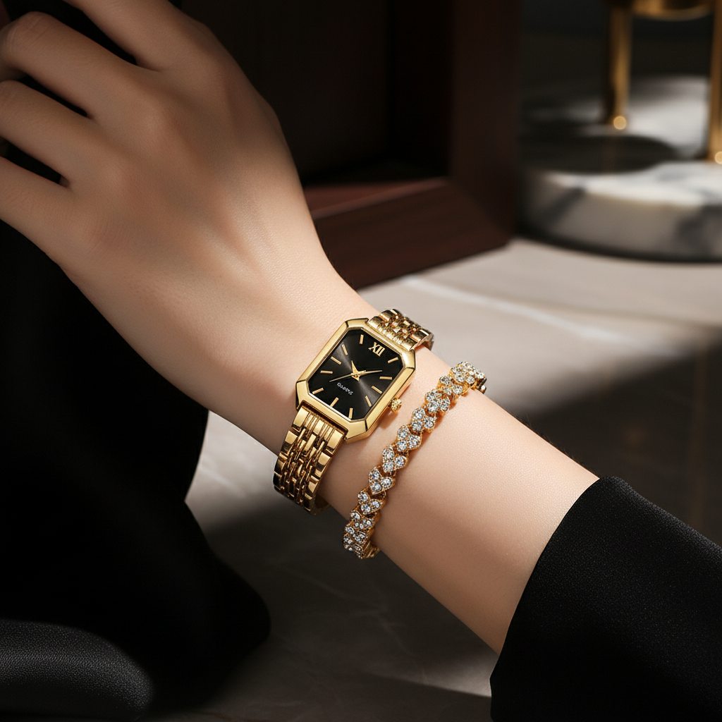 Watch & Bracelet Model - Dark Luxury
